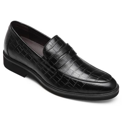 CHAMARIPA zapatos para hombre con tacon oculto - zapatos mas alto - mocasines 5 CM Más Alto