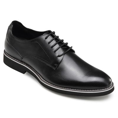 Zapatos Con Alzas Madrid - zapatos derby con elevador para hombre derby de cuero negro te hacen 5 CM más alto