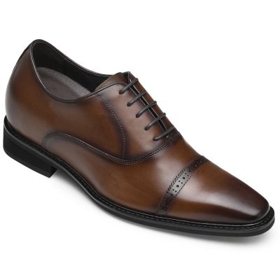 CHAMARIPA zapatos con alza para hombre - zapatos con alzas de - zapatos oxfords 8 CM Más Alto