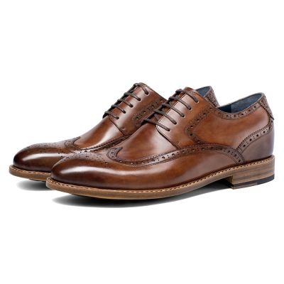 zapatos con alzas - zapatillas con alzas hombre - boutique hecho a mano goodyear welted zapatos 7 CM