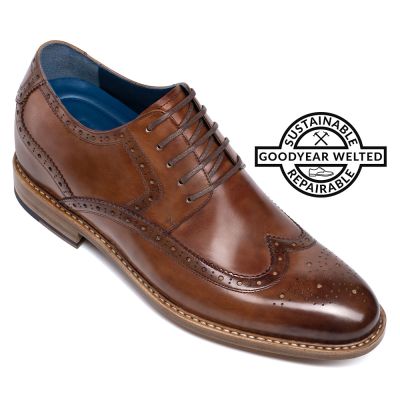 zapatos con alzas - zapatillas con alzas hombre - boutique hecho a mano goodyear welted zapatos 7 CM