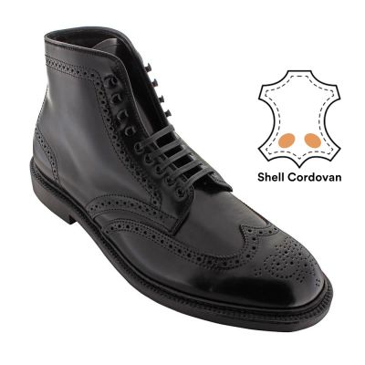 zapatos de altura más altos - zapatos de hombreHeight - Botas de coraza cordobesa negro 7 CM