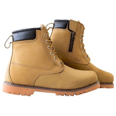 botas moto para ganar altura - Botas de moto para hombre color tostado premium hechas a mano 7cm