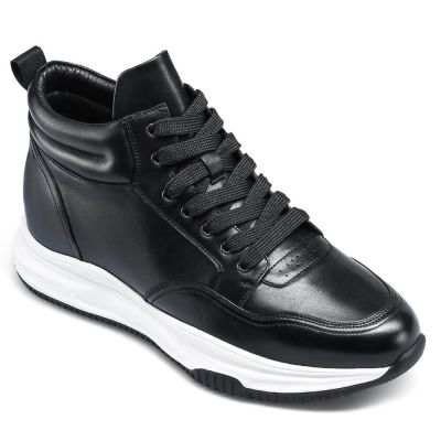 Zapatos Chamaripa - Zapatillas Con Alzas Hombre - Zapatillas Altas Negras 7cm