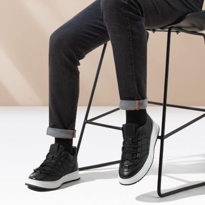 más altos zapatos de hombre - zapatillas con altura hombre - Zapato casual que te hace más alto 6 CM